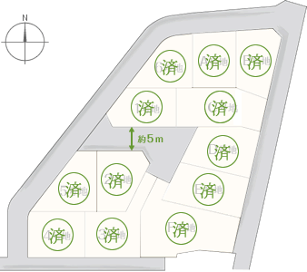 分譲地見取り図